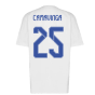 Real Madrid 2021-2022 Training Tee (White-Blue) (CAMAVINGA 25)
