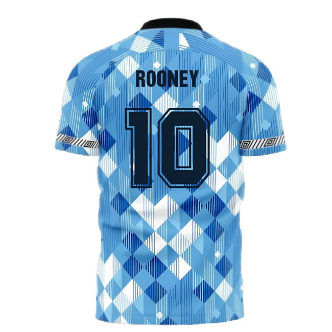 England 1990 Third Concept Football Shirt (Libero) (Rooney 10)