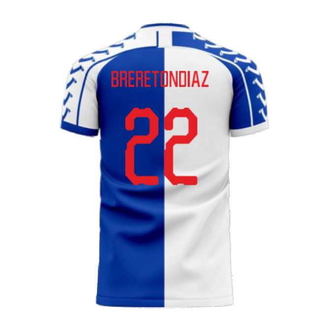 Blackburn 2025-2026 Home Concept Football Kit (Viper) (Brereton Diaz 22)