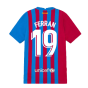 2021-2022 Barcelona Vapor Match Home Shirt (Kids) (FERRAN 19)