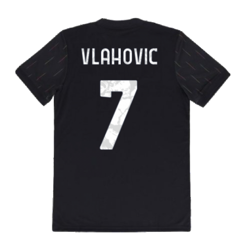 2021-2022 Juventus Away Shirt (Kids) (VLAHOVIC 7)