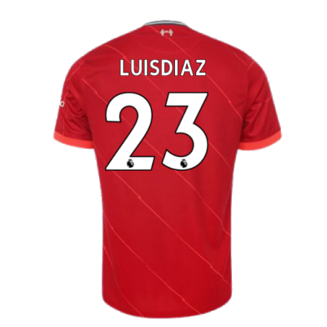 Liverpool 2021-2022 Home Shirt (Kids) (LUIS DIAZ 23)
