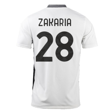 2021-2022 Juventus Training Shirt (White) (ZAKARIA 28)