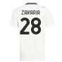 2021-2022 Juventus Training Shirt (White) - Ladies (ZAKARIA 28)