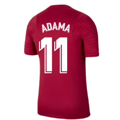 2021-2022 Barcelona Training Shirt (Noble Red) (ADAMA 11)
