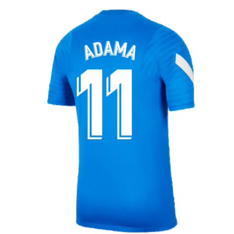 2021-2022 Barcelona Training Shirt (Blue) (ADAMA 11)