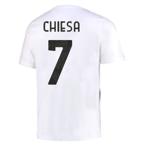 2022-2023 Juventus DNA Graphic Tee (White) (CHIESA 7)
