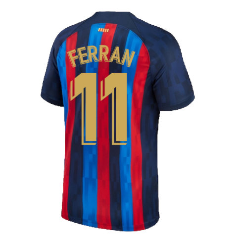2022-2023 Barcelona Home Shirt (Ladies) (FERRAN 11)