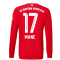2022-2023 Bayern Munich Long Sleeve Home Shirt (MANE 17)