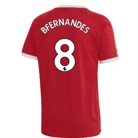 2022-2023 Man Utd 3S DNA Tee (Red) (B FERNANDES 8)