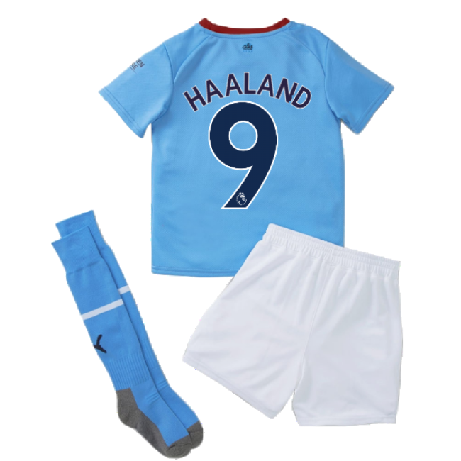 2022-2023 Man City Home Mini Kit (HAALAND 9)