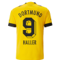 2022-2023 Borussia Dortmund Home Shirt (HALLER 9)