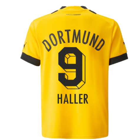 2022-2023 Borussia Dortmund Home Shirt (Kids) (HALLER 9)