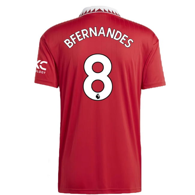 2022-2023 Man Utd Home Shirt (B FERNANDES 8)