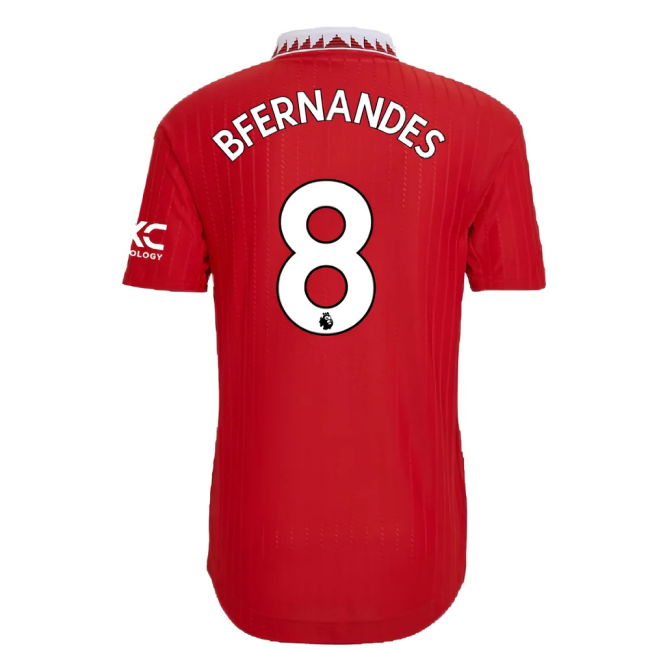 2022-2023 Man Utd Authentic Home Shirt (B FERNANDES 8)