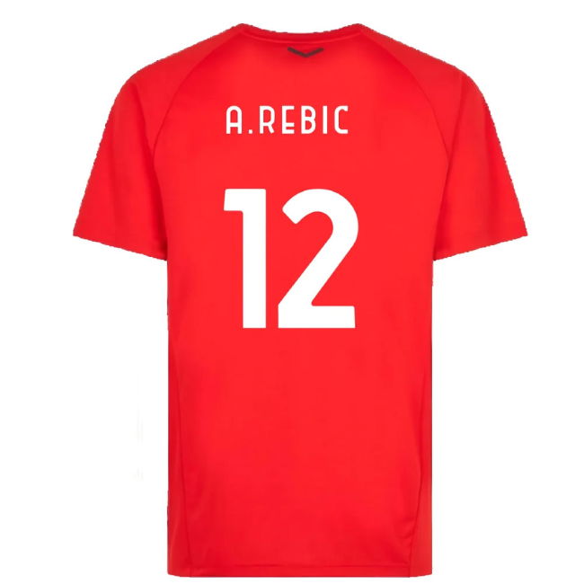 2022-2023 AC Milan Casuals Tee (Red) (A.REBIC 12)