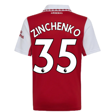 2022-2023 Arsenal Home Shirt (Kids) (ZINCHENKO 35)