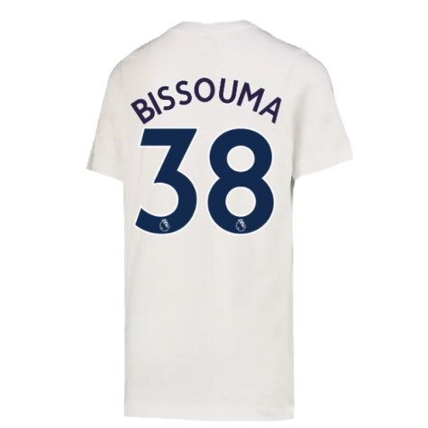 2022-2023 Tottenham Crest Tee (White) (BISSOUMA 38)