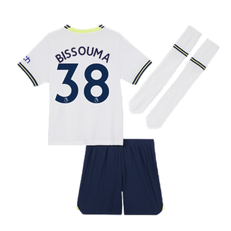 2022-2023 Tottenham Little Boys Home Mini Kit (BISSOUMA 38)
