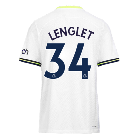 2022-2023 Tottenham Vapor Home Shirt (LENGLET 34)