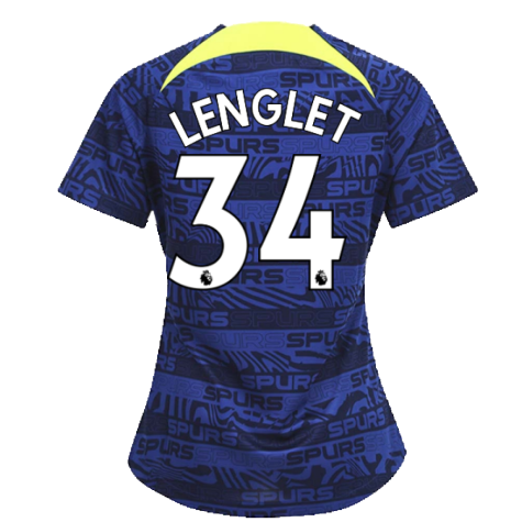 2022-2023 Tottenham Pre-Match Training Shirt (Indigo) - Ladies (LENGLET 34)