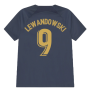 2022-2023 Barcelona Pre-Match Training Shirt (Obsidian) - Kids (LEWANDOWSKI 9)