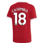 2022-2023 Man Utd 3S DNA Tee (Red) (CASEMIRO 18)