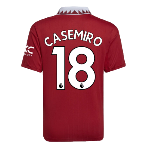 2022-2023 Man Utd Home Shirt (Kids) (CASEMIRO 18)