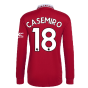 2022-2023 Man Utd Long Sleeve Home Shirt (CASEMIRO 18)