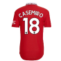 2022-2023 Man Utd Authentic Home Shirt (CASEMIRO 18)