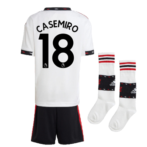 2022-2023 Man Utd Away Mini Kit (CASEMIRO 18)