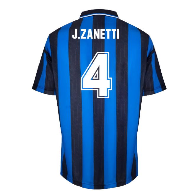 1996 Inter Milan Home Shirt (J.ZANETTI 4)