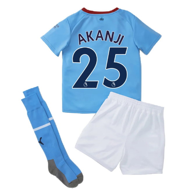 2022-2023 Man City Home Mini Kit (AKANJI 25)