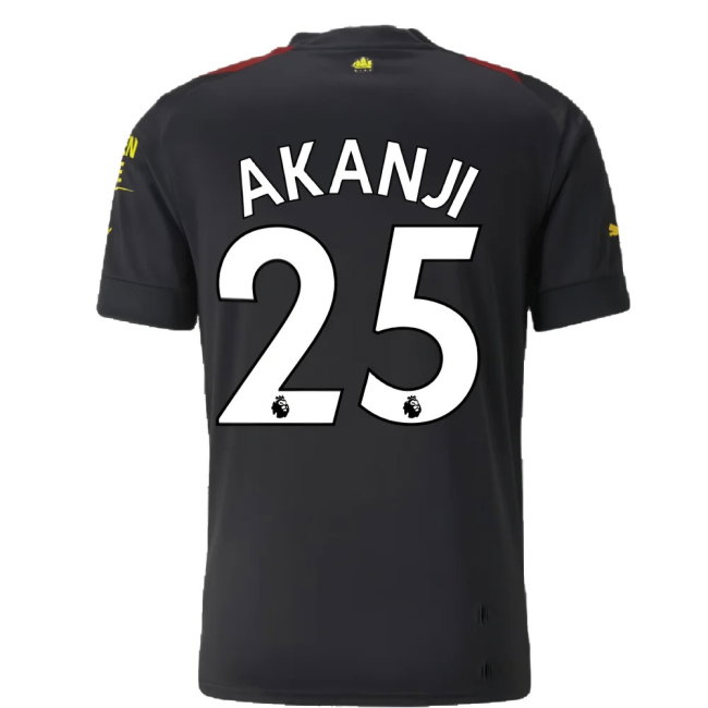 2022-2023 Man City Away Shirt (AKANJI 25)