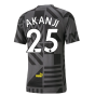 2022-2023 Man City Pre-Match Jersey (Black) (AKANJI 25)