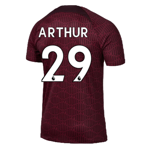 2022-2023 Liverpool Pre-Match Training Shirt (Red) (ARTHUR 29)
