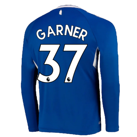 2022-2023 Everton Home Long Sleeve Shirt (GARNER 37)