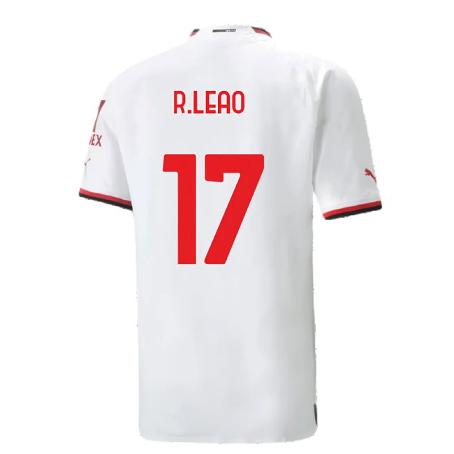 2022-2023 AC Milan Authentic Away Shirt (R.LEAO 17)