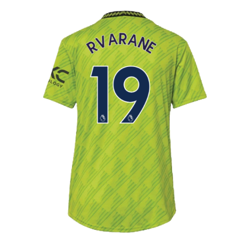 2022-2023 Man Utd Third Shirt (Ladies) (R VARANE 19)