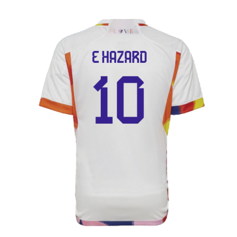 2022-2023 Belgium Away Shirt (Kids) (E HAZARD 10)