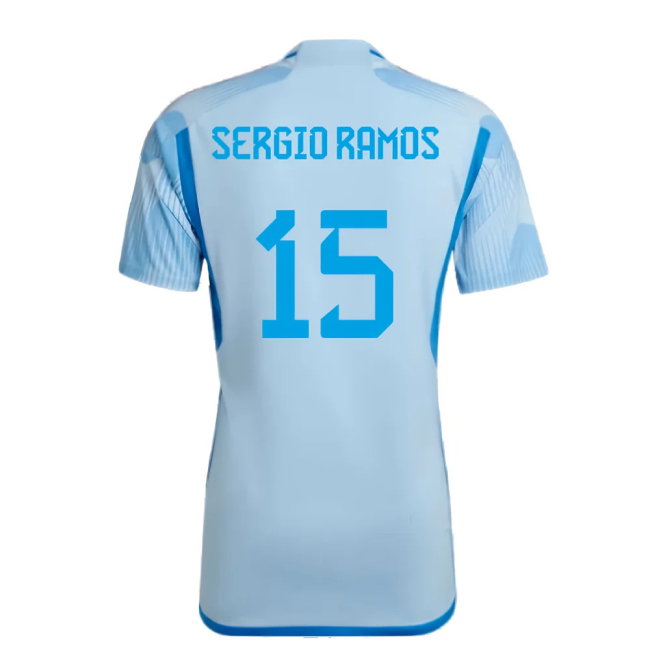 2022-2023 Spain Away Shirt (Sergio Ramos 15)