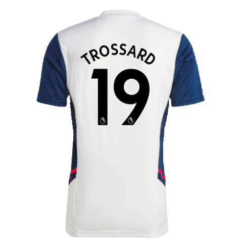 2022-2023 Arsenal Training Jersey (White) (Trossard 19)