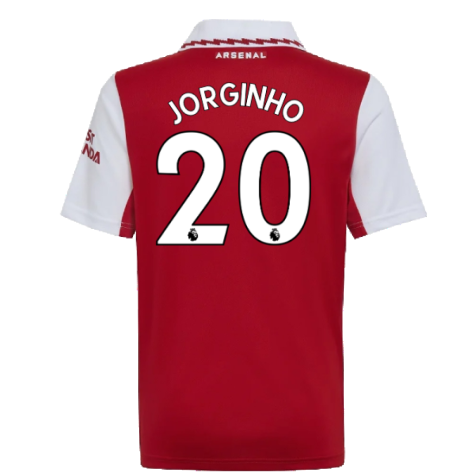 2022-2023 Arsenal Home Shirt (Kids) (Jorginho 20)