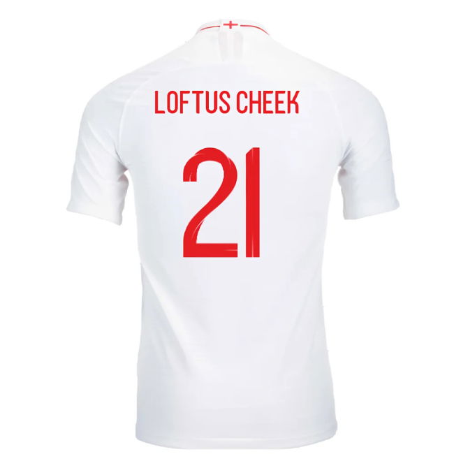 2018-2019 England Authentic Home Shirt (Loftus Cheek 21)
