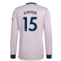 2022-2023 Arsenal Long Sleeve Third Shirt (Kiwior 15)