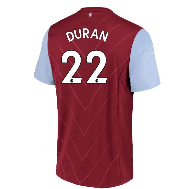 2022-2023 Aston Villa Home Shirt (Duran 22)
