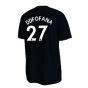 2022-2023 Chelsea Crest Tee (Black) (D D Fofana 27)