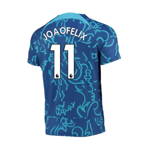 2022-2023 Chelsea Pre-Match Training Shirt (Blue) (Joao Felix 11)