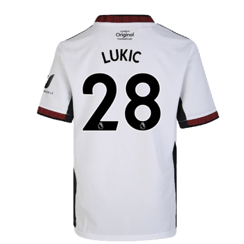 2022-2023 Fulham Home Shirt (Kids) (Lukic 28)