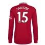 2022-2023 Man Utd Long Sleeve Home Shirt (Sabitzer 15)